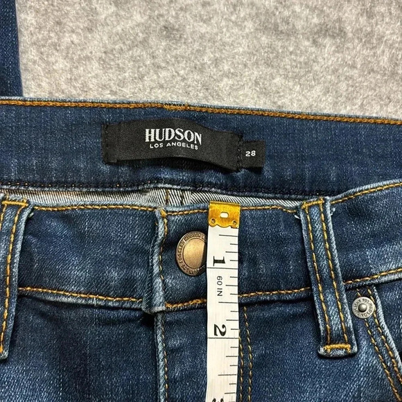 Hudson Nico Cigarette Fit with Unique Metal Detail, Size 28. - Picture 10 of 12